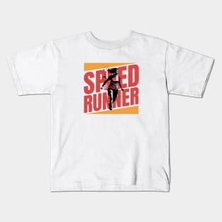 Runner woman Kids T-Shirt